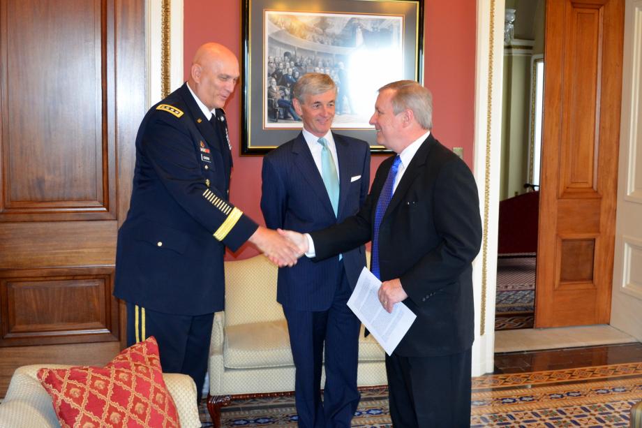SECRETARY OF THE ARMY JOHN MCHUGH AND CHIEF OF STAFF OF THE ARMY GENERAL RAYMOND ODIERNO